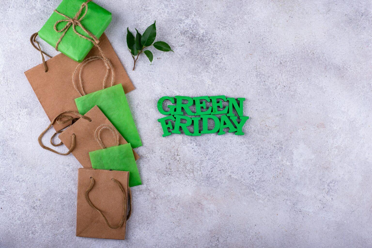 Green Friday eco friendly concept