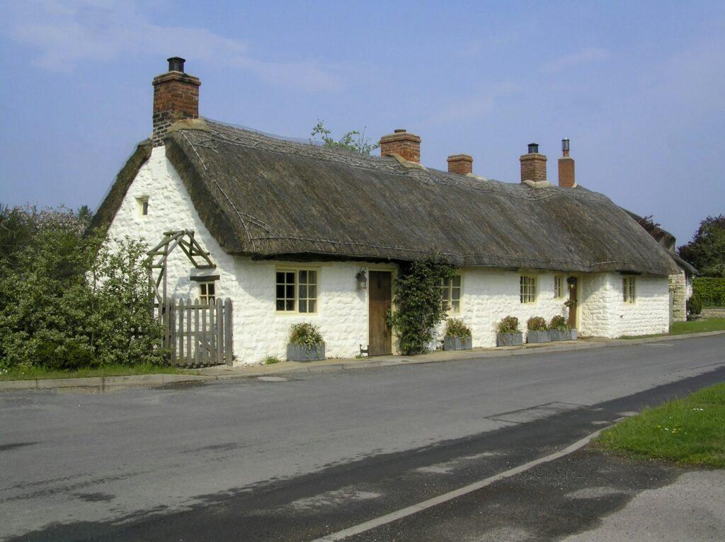 A thatched cottage at Harome
