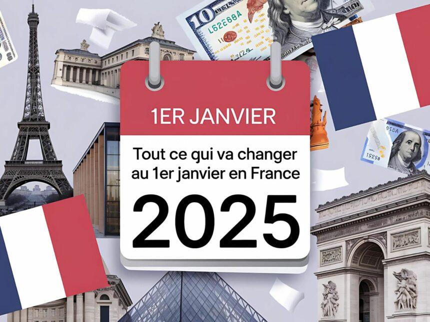 principaux changements qui entreront en vigueur au 1er janvier 2025 en France