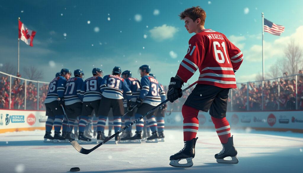 brandon hagel, talentueux joueur canadien, lance un défi audacieux à l'équipe américaine à l'approche de la finale des quatre nations. découvrez ses motivations et les enjeux de cette rencontre décisive pour le hockey international.
