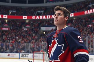 découvrez la réaction marquée de matthew tkachuk face aux sifflements des fans canadiens durant l'hymne national américain, mettant en lumière les tensions sportives et la passion qui animent ce rival historique.