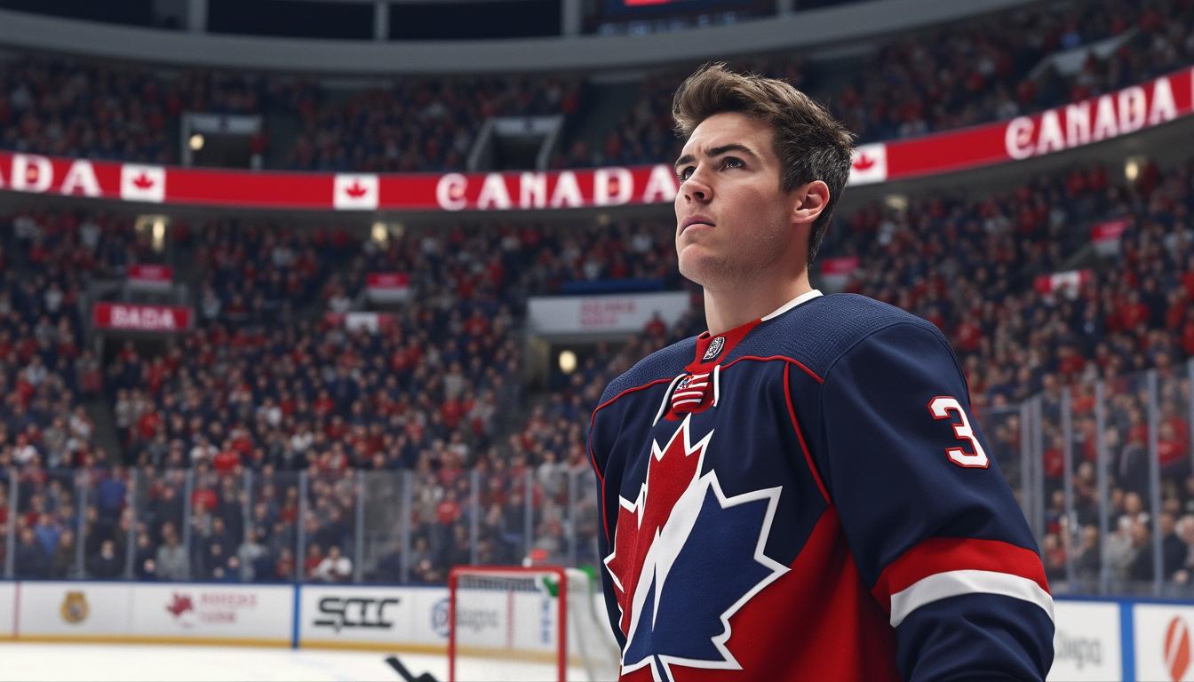 découvrez la réaction marquée de matthew tkachuk face aux sifflements des fans canadiens durant l'hymne national américain, mettant en lumière les tensions sportives et la passion qui animent ce rival historique.