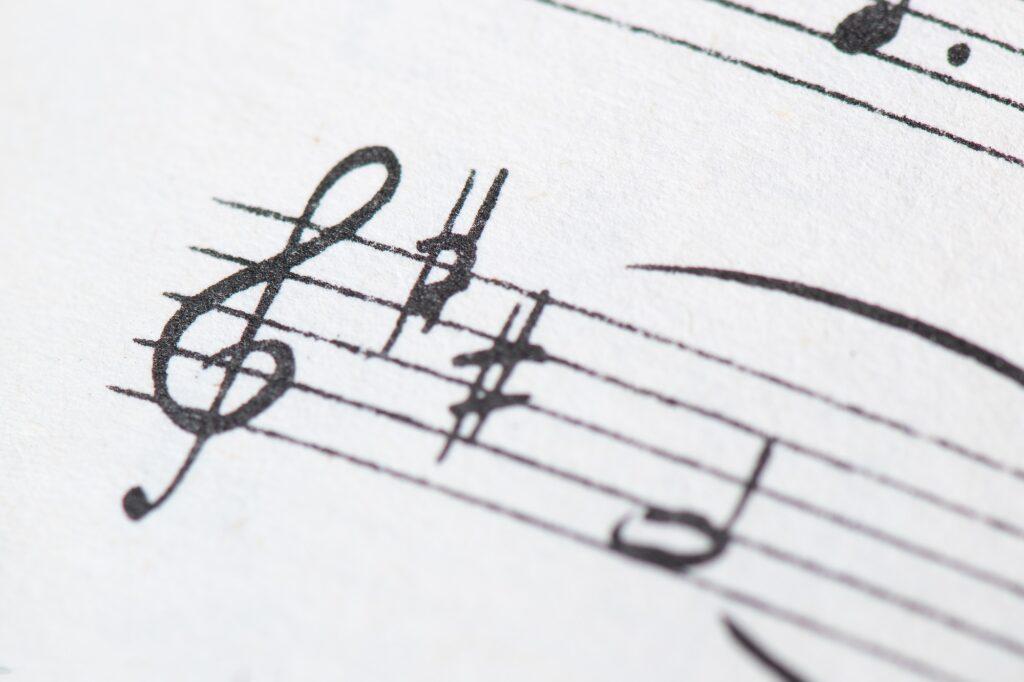 Detail of musical disappearance