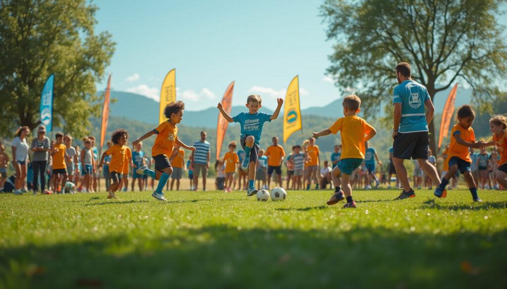 découvrez des stages de football à blagnac, parfaits pour permettre à votre enfant de s'épanouir durant les vacances. améliorez ses compétences, renforcez son esprit d'équipe et vivez des moments inoubliables sur le terrain !