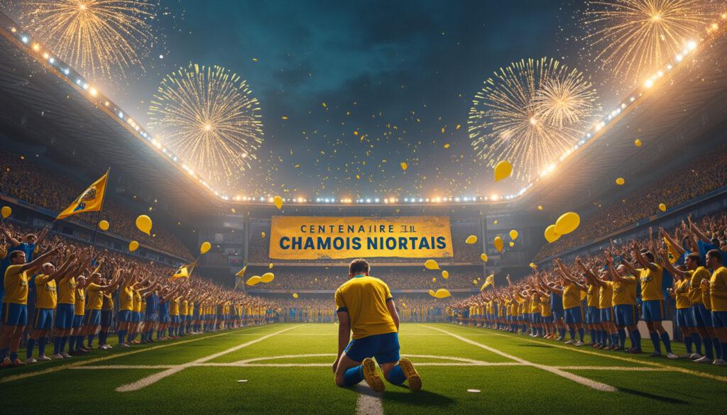 découvrez l'histoire émouvante du chamois niortais, qui s'apprête à fêter son centenaire en rebondissant après une saison difficile. un voyage à travers un siècle de passion, de défis et d'espoir pour le club de football emblématique de niort.
