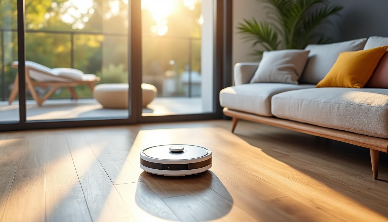 découvrez l'aspirateur roborock en promotion sur amazon ! dites adieu au balai et à la serpillère grâce à cet appareil puissant qui s'occupe de tout le nettoyage à votre place. profitez d'une maison impeccable sans effort !
