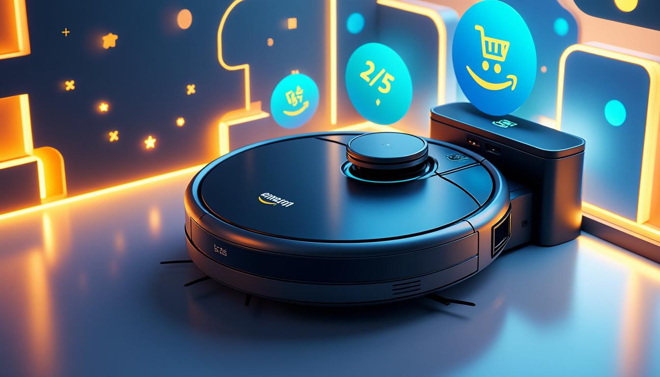 profitez d'une offre exceptionnelle pour le prime day ! un robot aspirateur à seulement 89 € sur amazon, idéal pour simplifier votre ménage. ne manquez pas cette opportunité de gagner du temps et de faire briller votre intérieur !