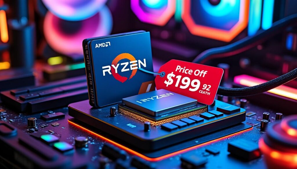 découvrez comment amd fait face à un défi majeur alors qu’un revendeur propose le puissant processeur ryzen 7 7800x3d à un prix exceptionnellement bas. un bon plan à ne pas manquer pour les passionnés de performances informatiques !