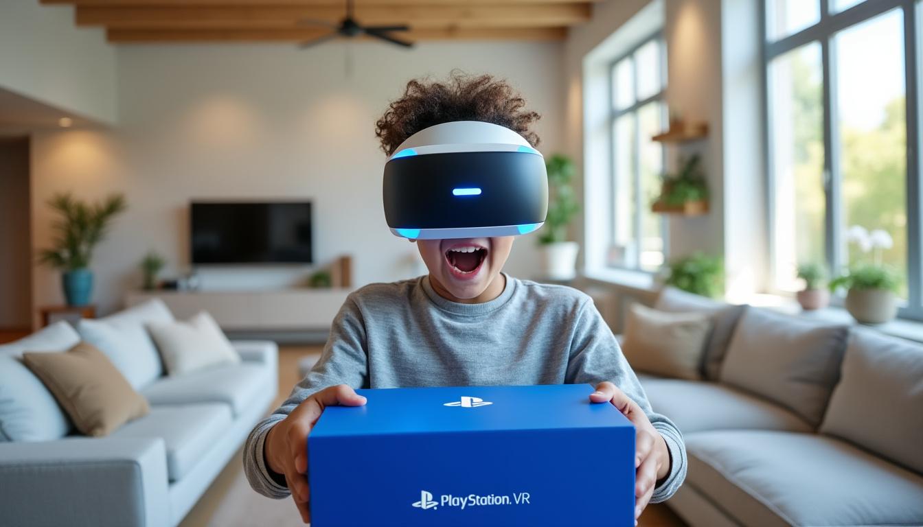 profitez d'une offre exclusive sur aliexpress avec des réductions exceptionnelles sur le ps vr2, le casque de réalité virtuelle de sony. ne manquez pas cette opportunité unique d'acquérir la technologie de réalité virtuelle haut de gamme à un prix réduit.