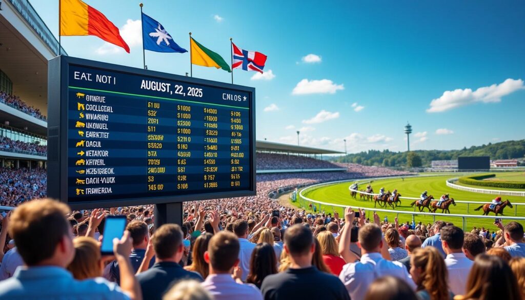 découvrez les résultats du quinté du jour du 22/08/2025, les rapports officiels, une analyse complète des courses et mon avis d’expert pour mieux comprendre les enjeux de cette journée hippique.