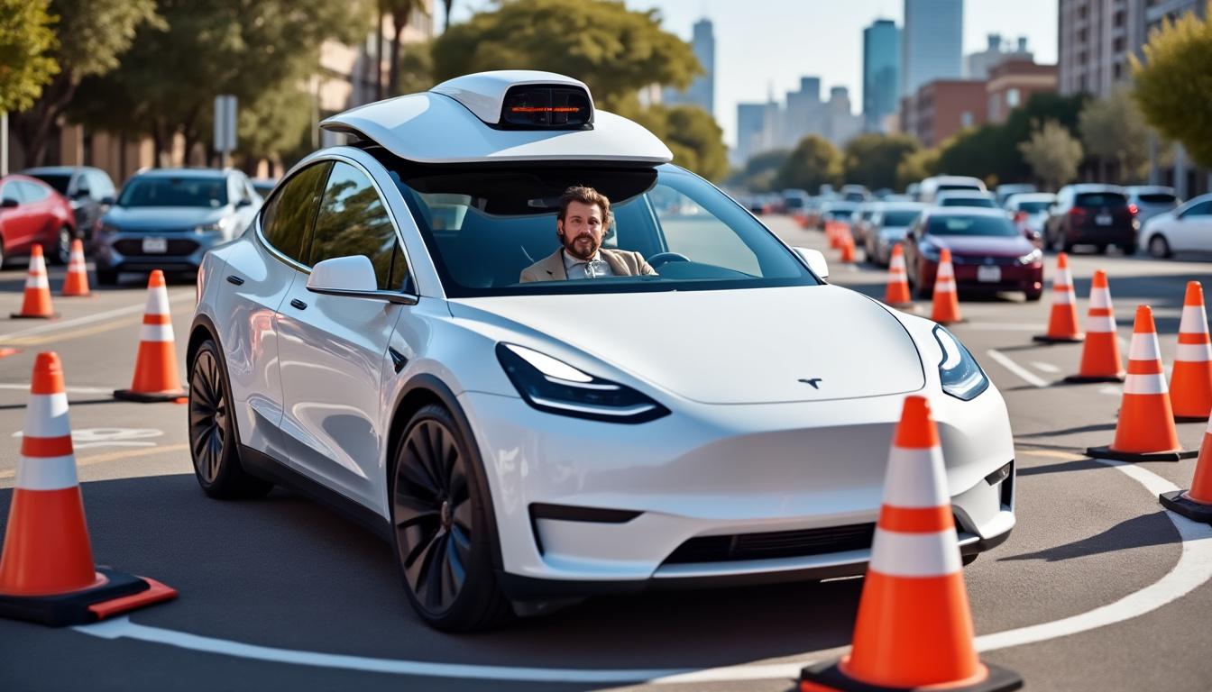 découvrez comment un robotaxi effectue un demi-tour dans un parking, révélant les limites actuelles de l'autonomie totale des véhicules tesla. une analyse des défis techniques et des progrès à venir dans le domaine de la conduite autonome.