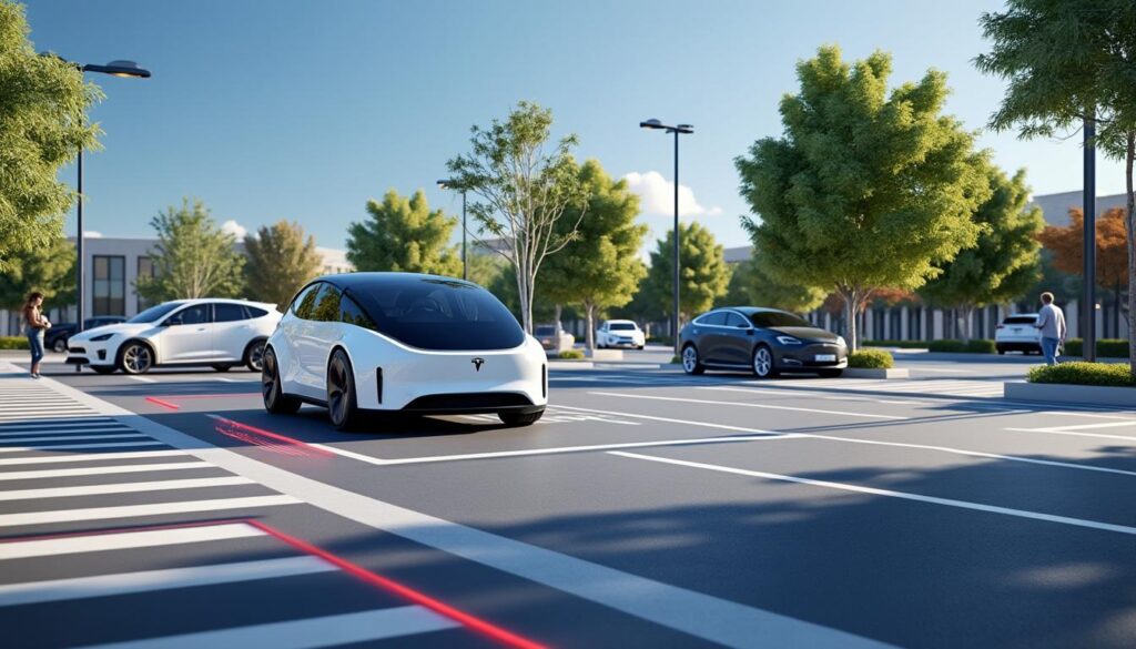 découvrez comment un robotaxi tesla a dû faire demi-tour dans un parking, soulignant les défis actuels de l'autonomie totale de la technologie de conduite autonome. une analyse des progrès et des limites de tesla en matière de véhicules autonomes.