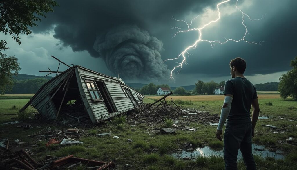 une tornade a frappé la dordogne, causant d'importants dégâts matériels, renversant un mobil-home et faisant un blessé léger. découvrez les premiers bilans de cette violente tempête.