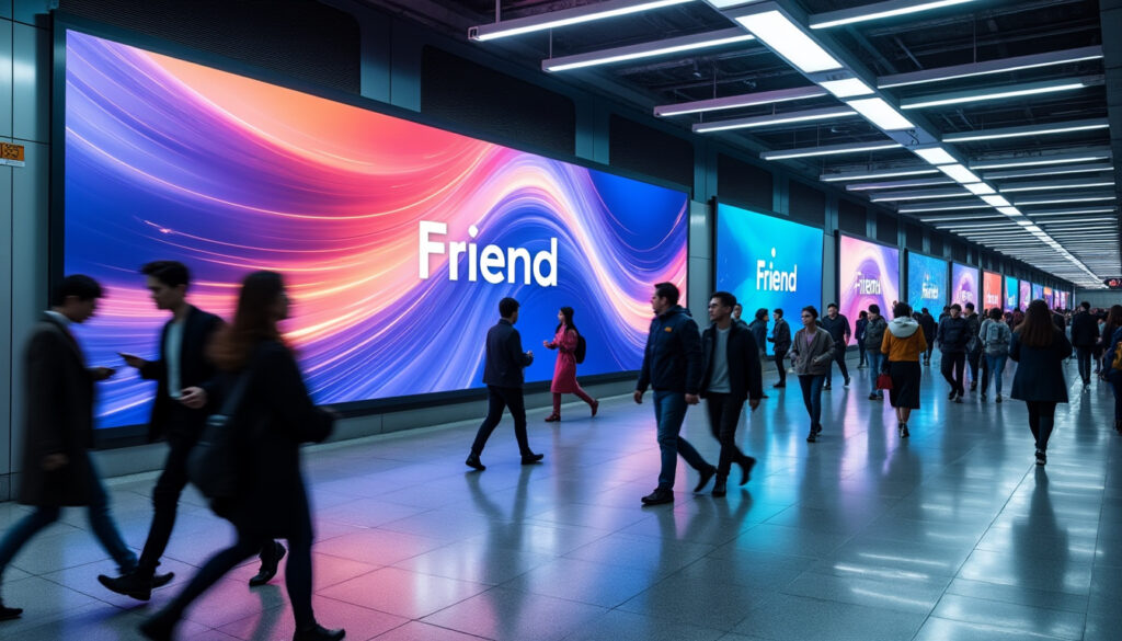 découvrez comment la startup d'ia friend mise plus d'un million de dollars sur une vaste campagne publicitaire dans le métro pour renforcer sa présence et attirer de nouveaux utilisateurs.