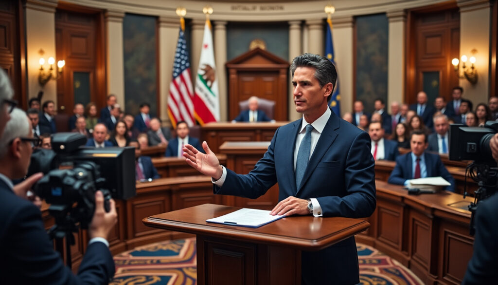 le gouverneur de californie, gavin newsom, a signé le projet de loi sb 53, une législation majeure renforçant la sécurité de l’intelligence artificielle dans l’état. découvrez les enjeux et les impacts de cette nouvelle régulation sur la technologie et la société.