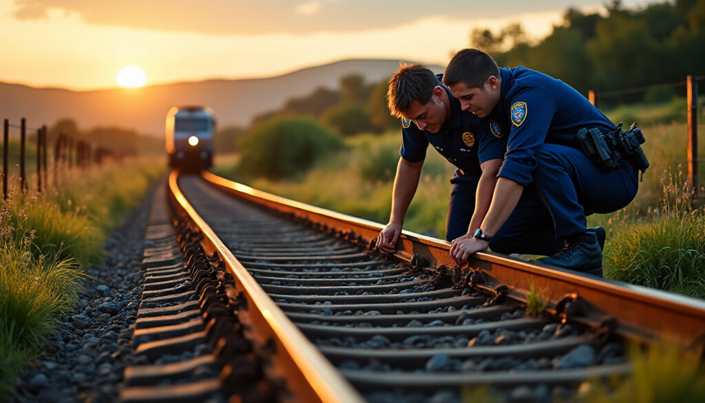 découvrez comment des policiers de dordogne sont intervenus avec courage sur les rails pour porter secours à un jeune homme en détresse. un acte héroïque relaté dans notre article.