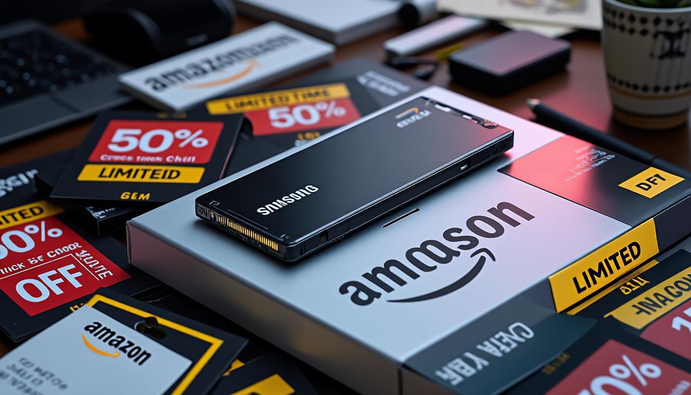 profitez du black friday chez amazon pour acheter le ssd nvme samsung 990 pro 4 to à prix réduit. performance et capacité exceptionnelles à petit prix !
