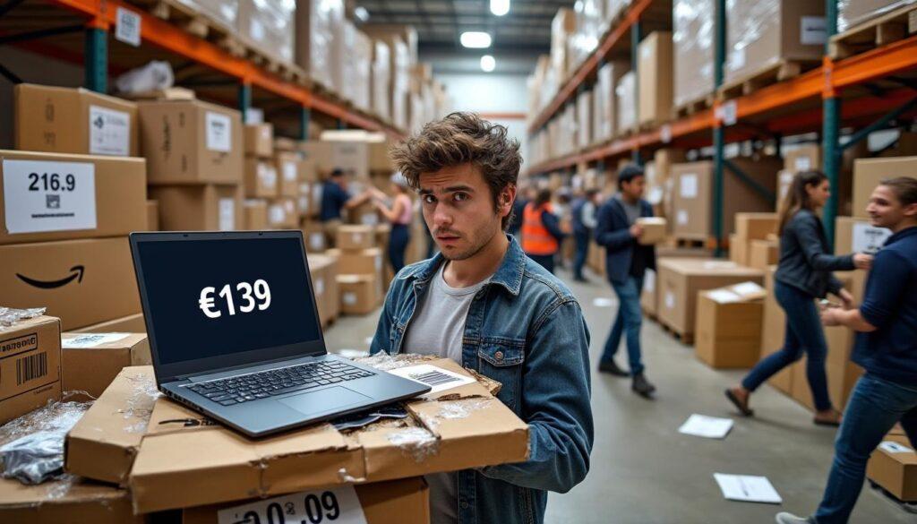 découvrez comment un stagiaire d'amazon a provoqué une erreur incroyable lors du black friday, offrant un ordinateur portable lenovo à seulement 139 € ! une offre à ne pas manquer.