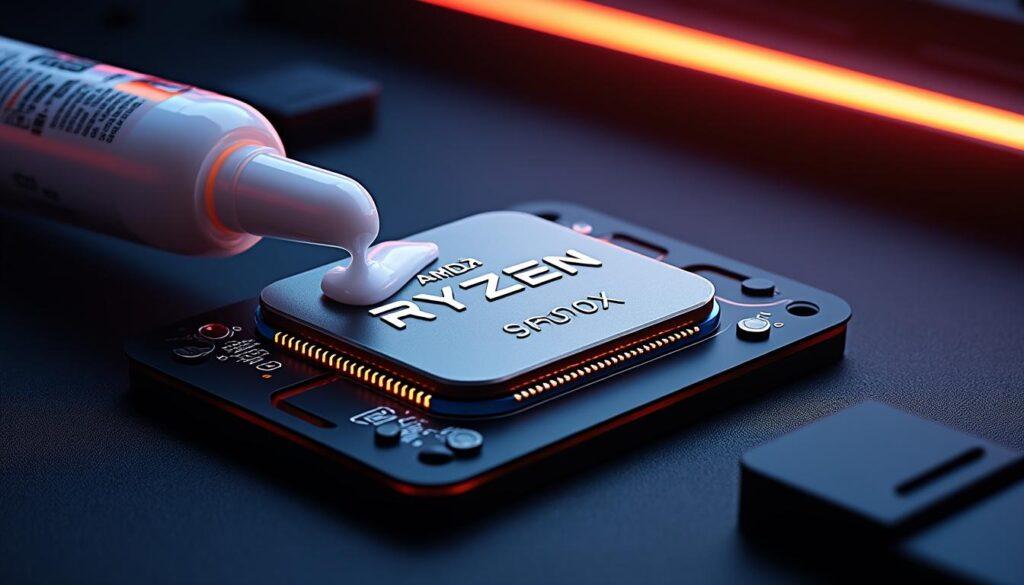 profitez du black friday avec le processeur amd ryzen 5 9600x à -44 % ! boostez vos performances tout en maîtrisant la montée en température grâce à une pâte thermique de qualité. offre limitée, ne la manquez pas !