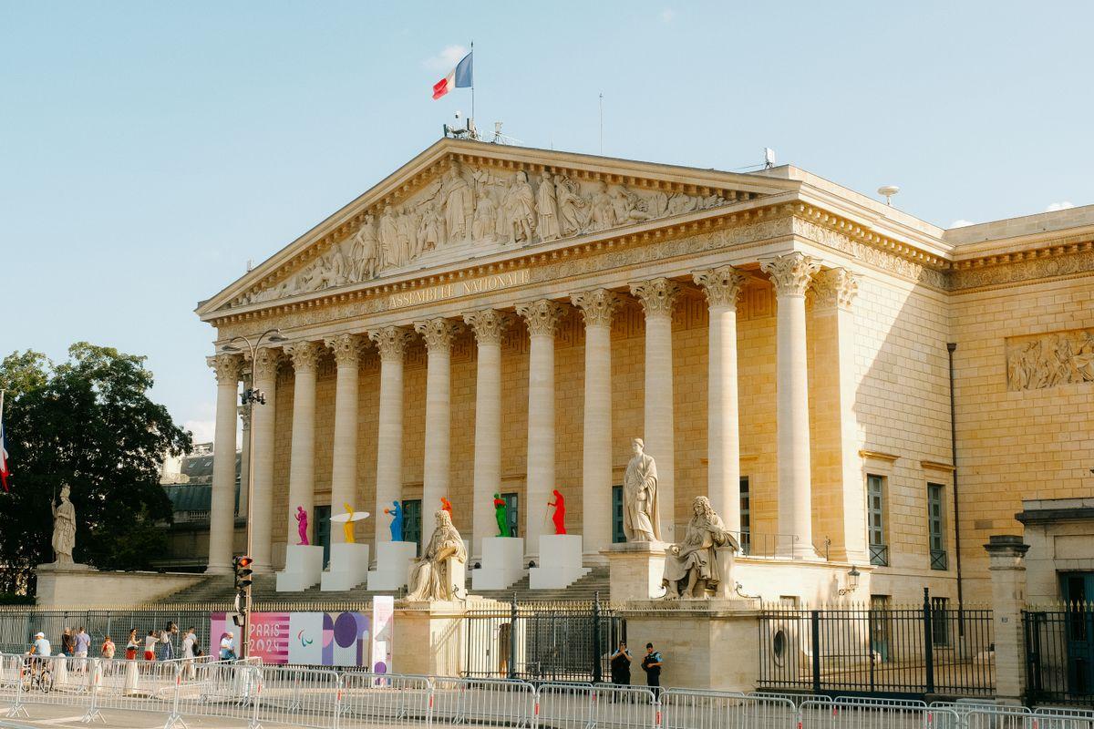 Assemblée nationale à Paris, illustration d'un dossier de sécurité intérieure