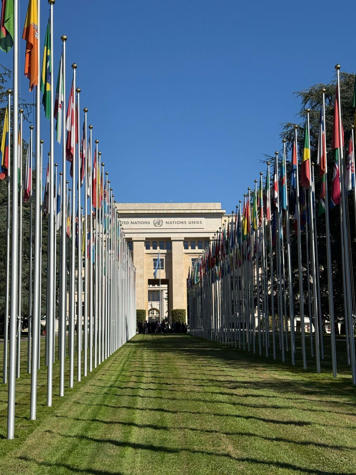 Siège des Nations unies à Genève, où le Haut-Commissaire aux droits de l'homme a présenté le bilan des violences en Haïti le 15 juin 2026